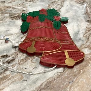 Christmas bells window decor